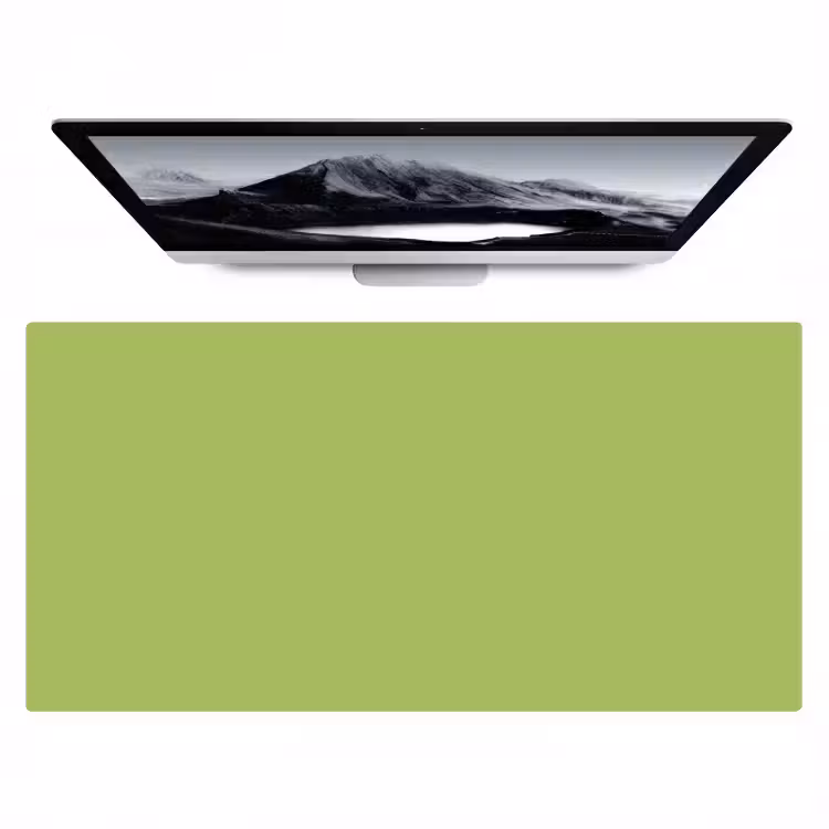Lime - Glow - Groen Muismat XXL klein 681 -zzz3d