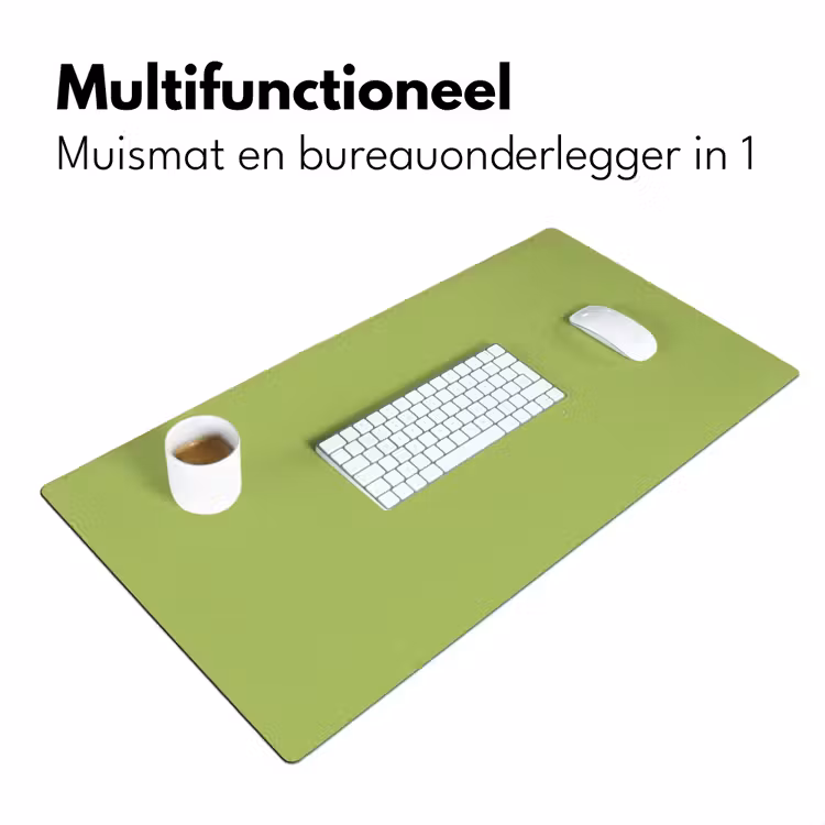 Lime - Glow - Groen Muismat XXL klein 681 -sfeer4