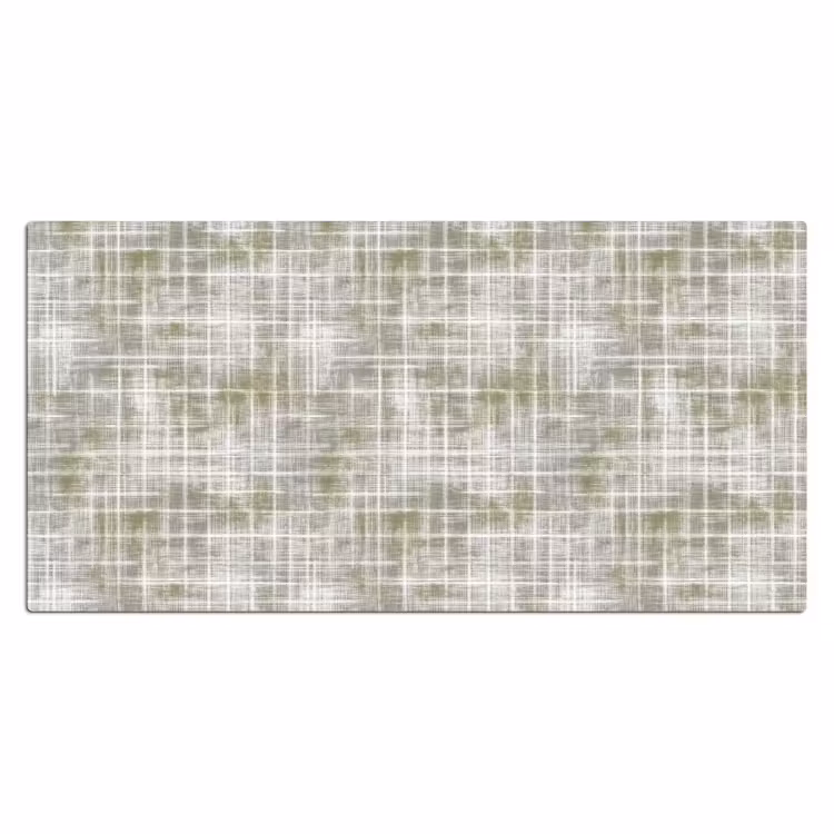 Linnen - Patroon - Groen Muismat XXL klein 681 -3d_leeg