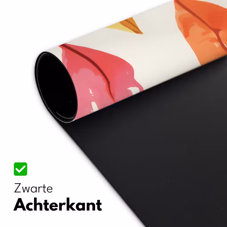 Lippen - Kleurrijk - Glanzend Muismat XXL klein -sfeer2