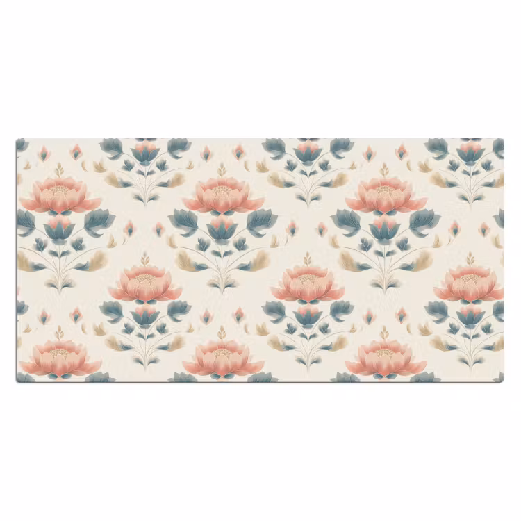 Lotus - Bloemen - Roze Muismat XXL klein 681 -3d_leeg