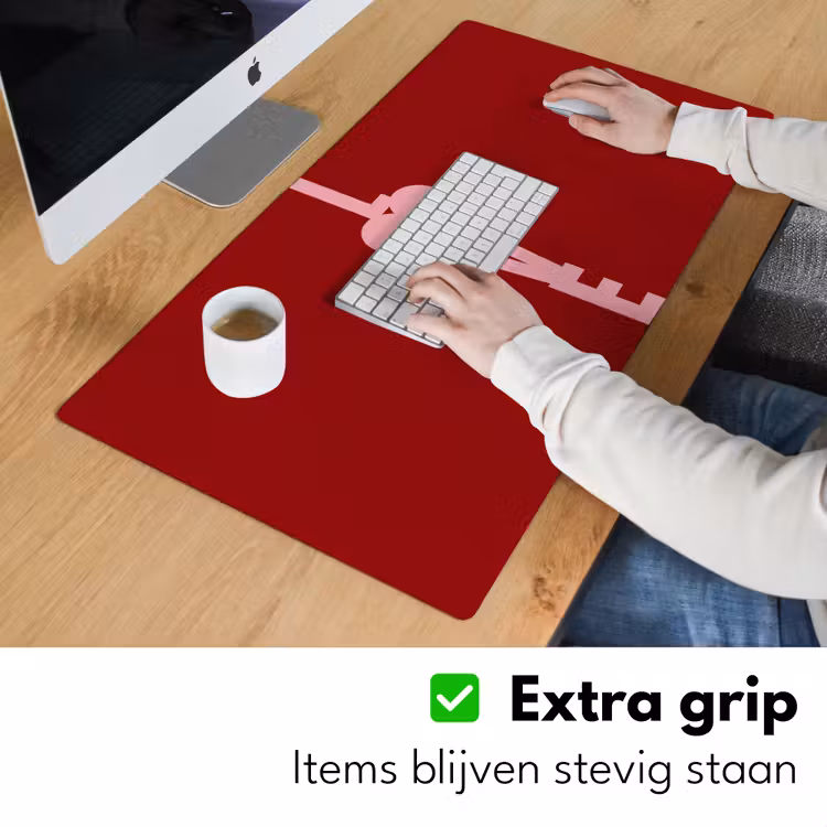 Love - Hart - Rood Muismat XXL klein -sfeer3