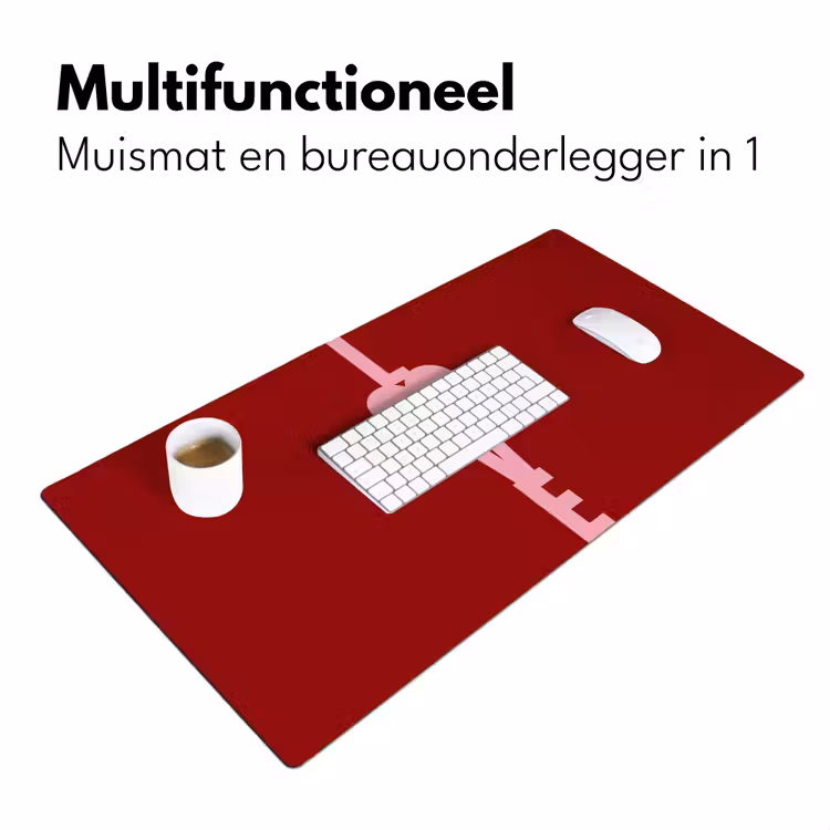 Love - Hart - Rood Muismat XXL klein -sfeer4