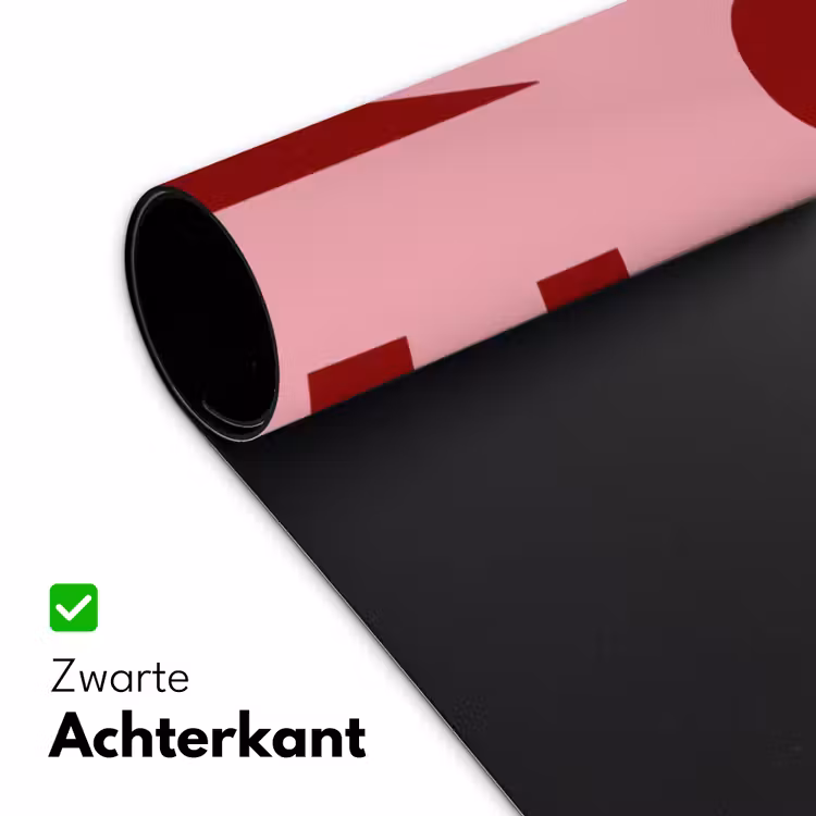 Love - Rood - Blokletters Muismat XXL klein -sfeer2