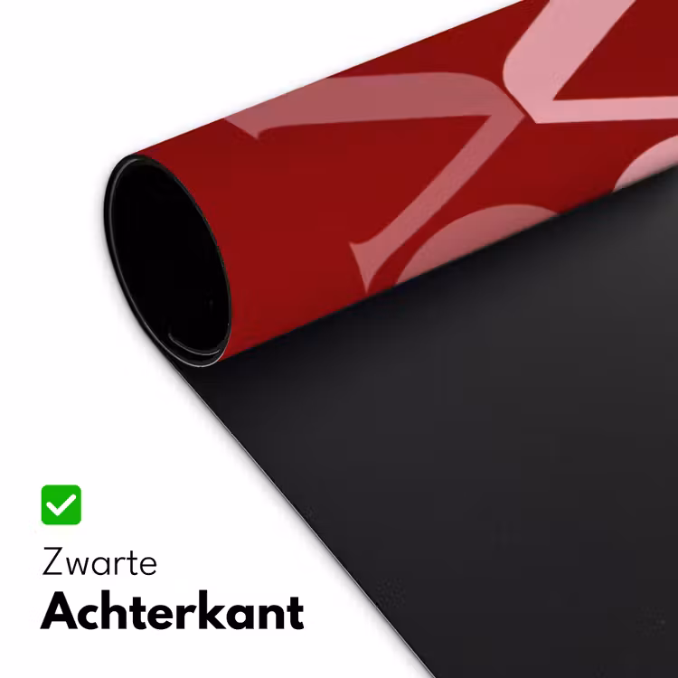 Love - Spiegeling - Rood Muismat XXL klein -sfeer2