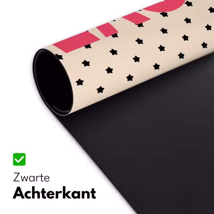 Love - Stippen - Roze Muismat XXL klein -sfeer2