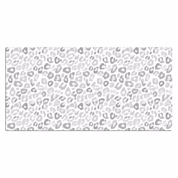 Luipaard - Motief - Grijs Muismat XXL klein 681 -3d_leeg