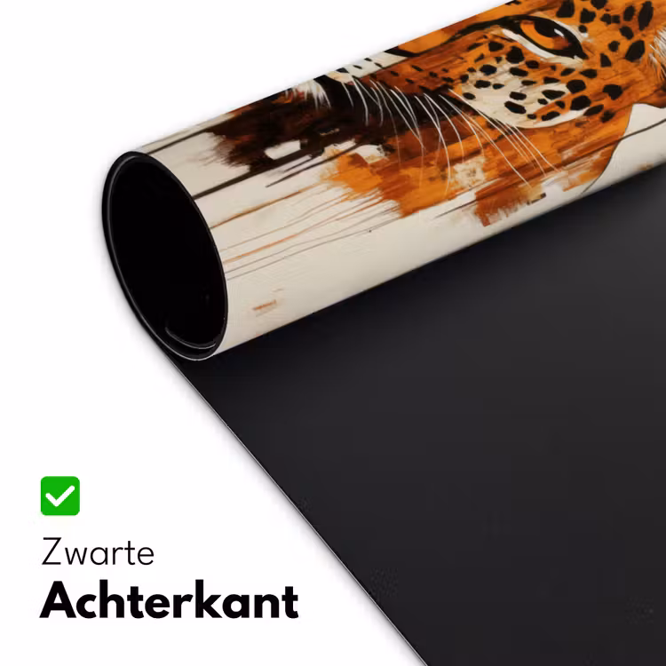 Luipaard - Symmetrisch - Strepen Muismat XXL klein -sfeer2