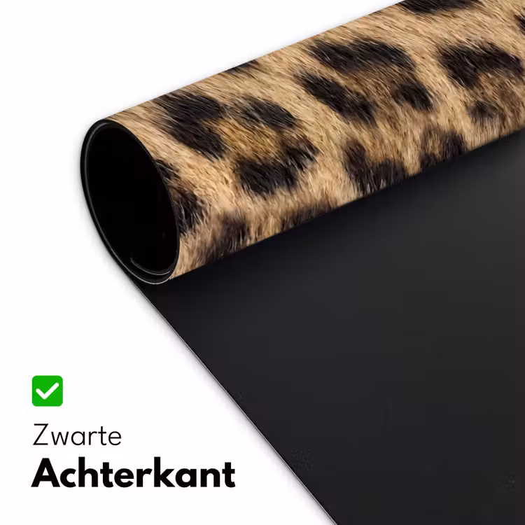 Luipaard - Vacht - Klassiek - Bruin Muismat XXL klein -sfeer2