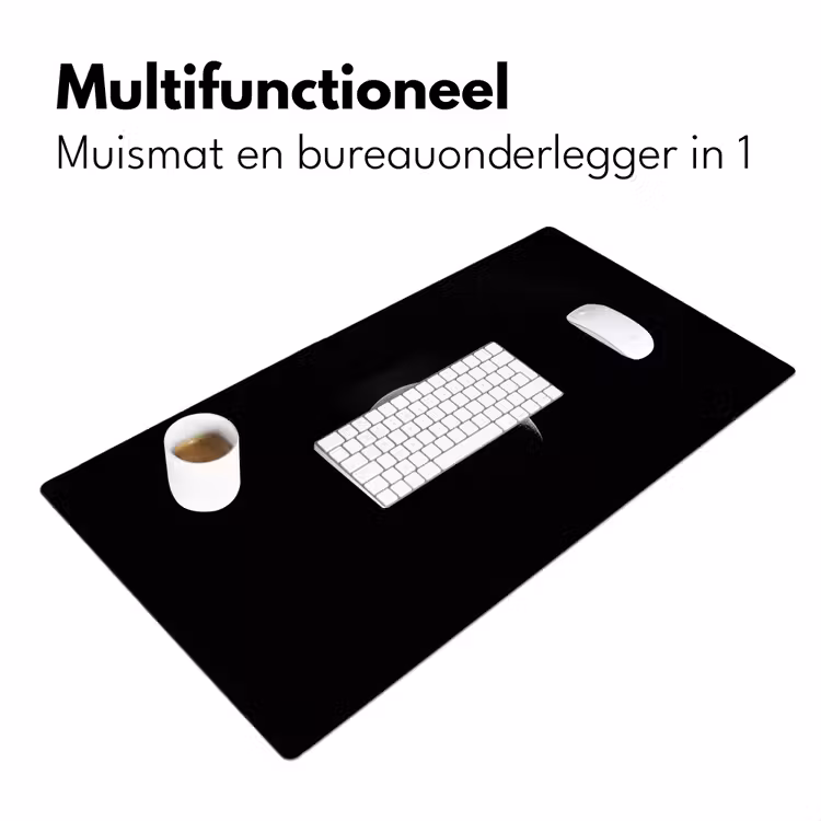 Maan - Hemel - Zwart - Schaduw Muismat XXL klein -sfeer4