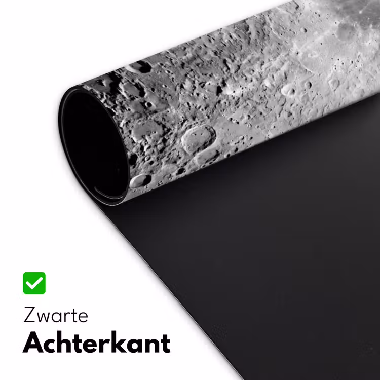 Bureau onderlegger - Maan - Kraters - Ruimte - Maan - Kraters - Ruimte Muismat XXL klein