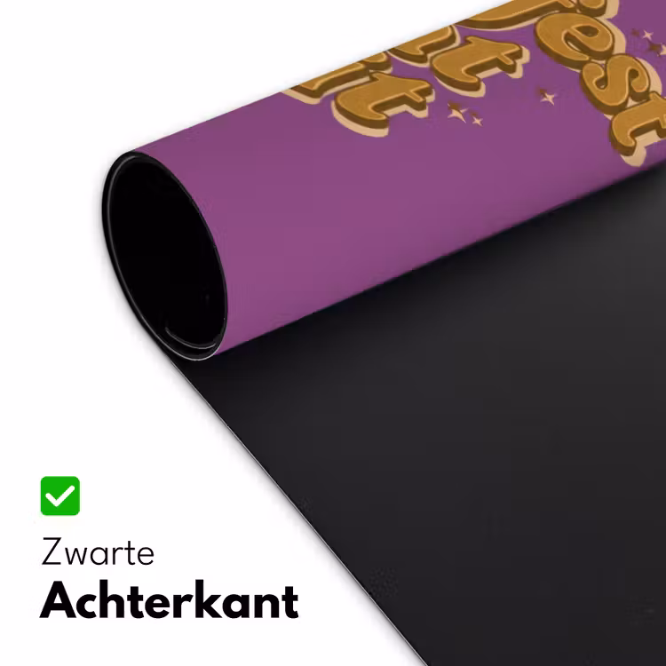 Manifest that shit - Paars - Glitter Muismat XXL klein -sfeer2