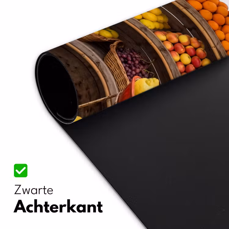 Bureau onderlegger - Marktkraam - Fruit - Vers - Marktkraam - Fruit - Vers Muismat XXL klein