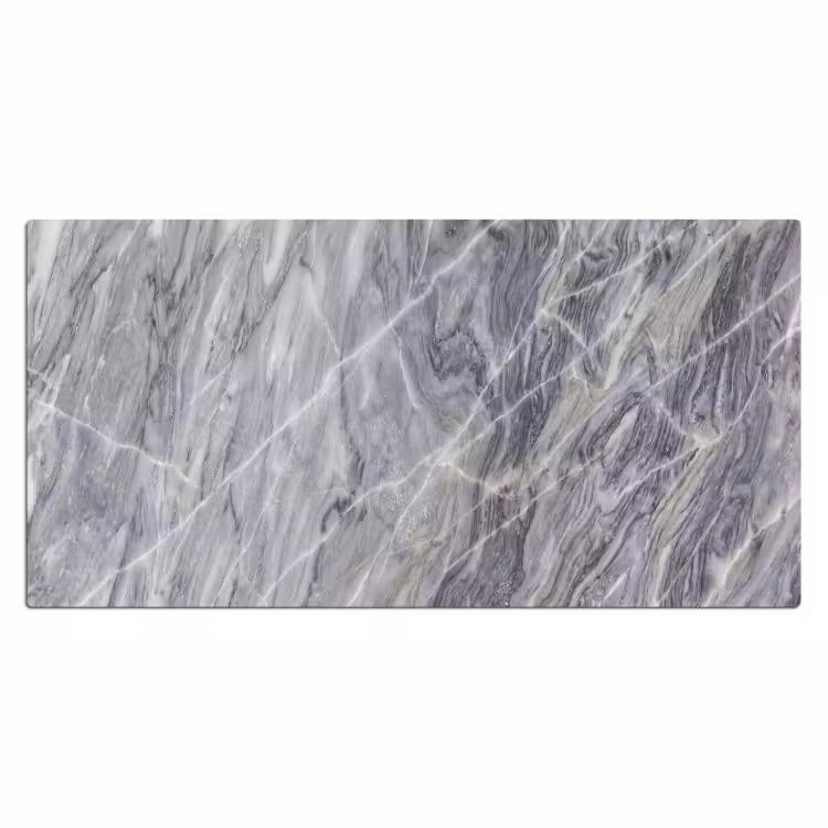 Marmer - Ader - Patroon - Abstract - Grijs Muismat XXL klein -3d_leeg