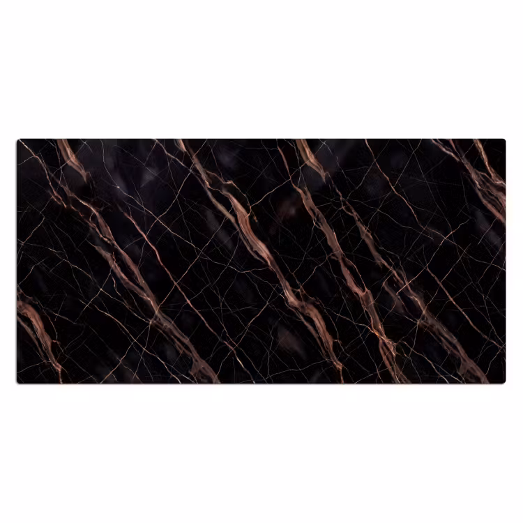 Marmer - Goud - Patroon - Luxe - Zwart Muismat XXL klein -3d_leeg