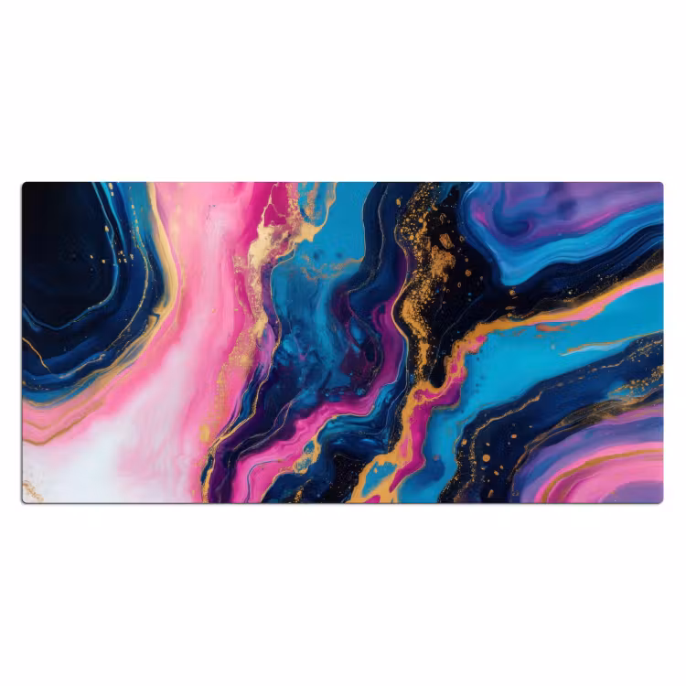 Marmer - Modern - Goud Muismat XXL klein -3d_leeg