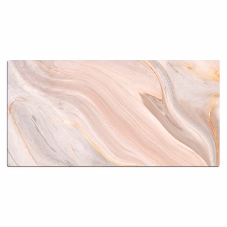 Marmer - Patroon - Pastel - Abstract - Marmerlook - Luxe Muismat XXL klein -3d_leeg