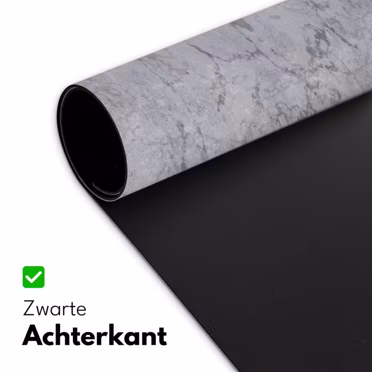 Marmerplaat - Patroon - Grijs Muismat XXL klein 681 -sfeer2