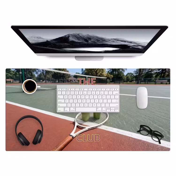 Matcha Club - Tennis - Matcha Muismat XXL klein -3d