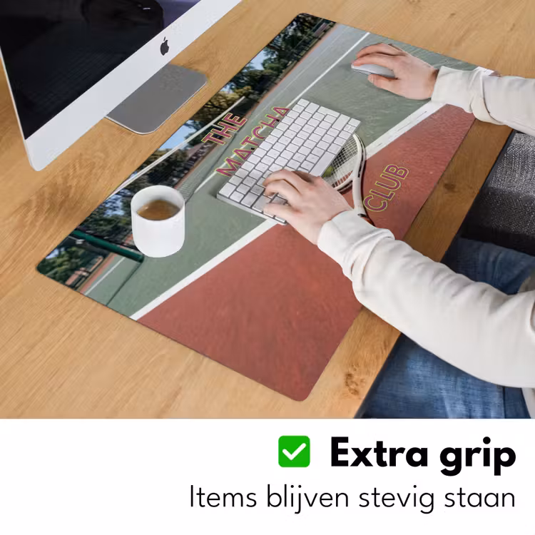 Matcha Club - Tennis - Matcha Muismat XXL klein -sfeer3