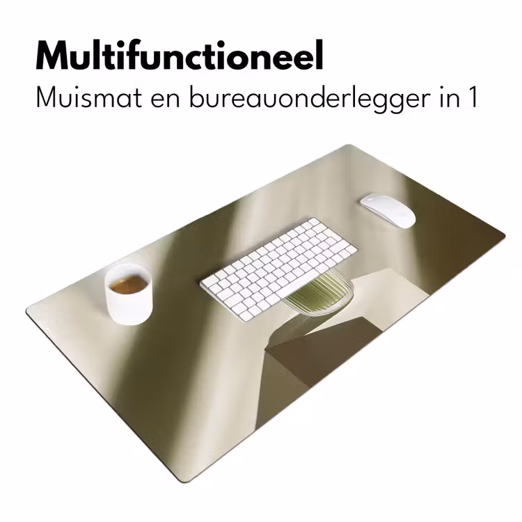 Matcha - Glas - Groen - Minimalistisch Muismat XXL klein -sfeer4