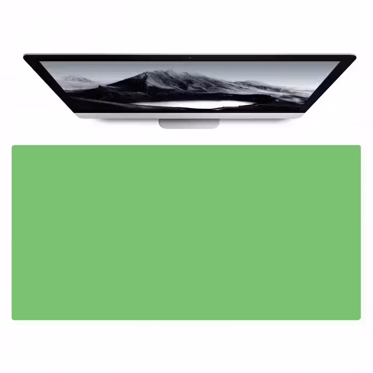 Meadow - Green - Groen Muismat XXL klein 681 -zzz3d