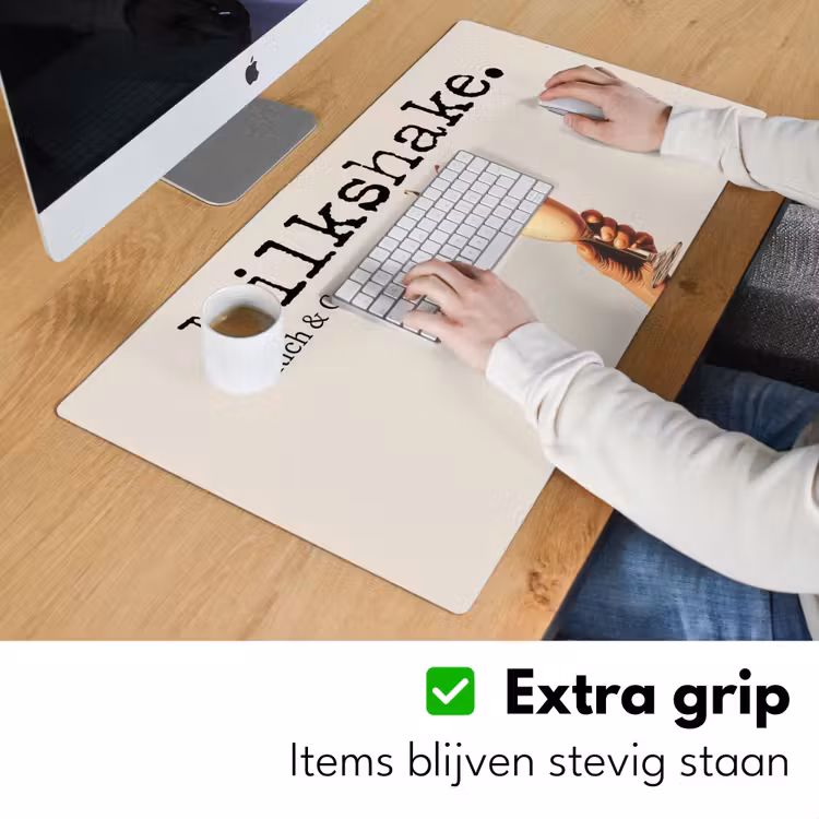 Milkshake - Kers - Rietje Muismat XXL klein -sfeer3