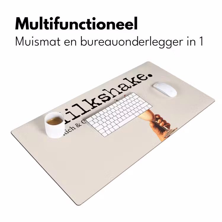 Milkshake - Kers - Rietje Muismat XXL klein -sfeer4