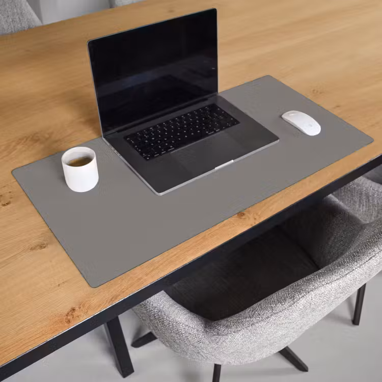 Mineral - Grey - Grijs Muismat XXL klein 681 -sfeer1