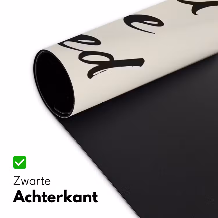 Minimalistisch - Beige - Love Muismat XXL klein -sfeer2