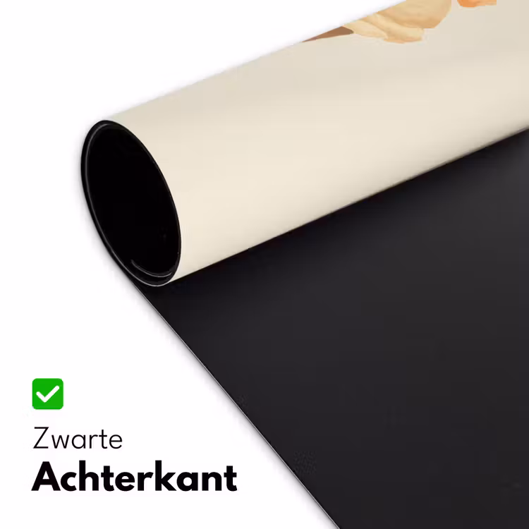 Minimalistisch - Schepijs - Hoorntje - Beige Muismat XXL klein -sfeer2