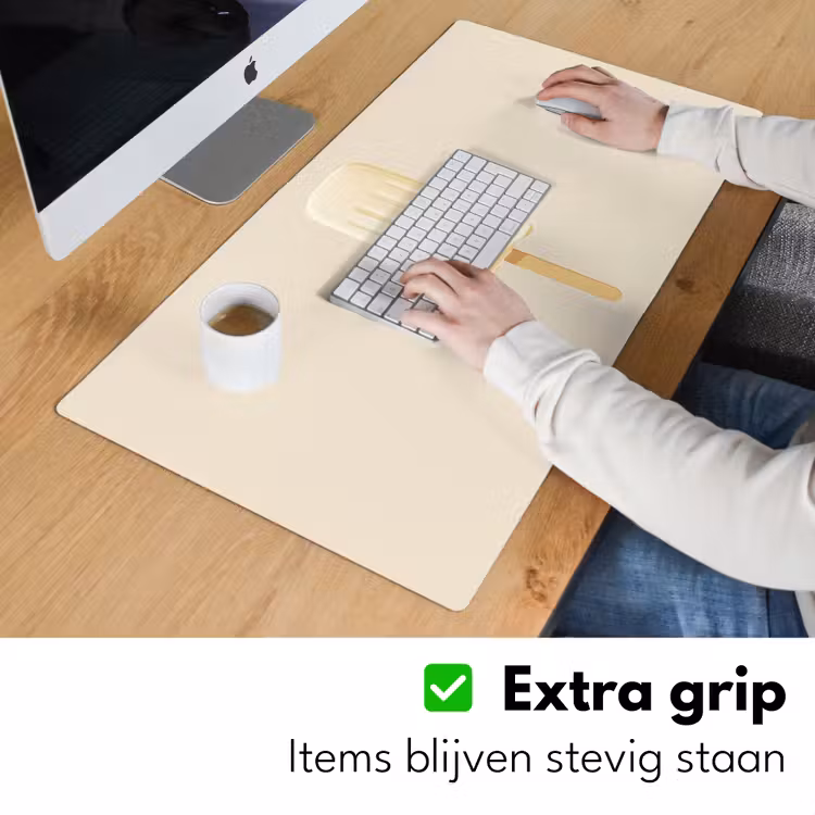 Minimalistisch - Waterijsje - Stokje - Beige Muismat XXL klein -sfeer3