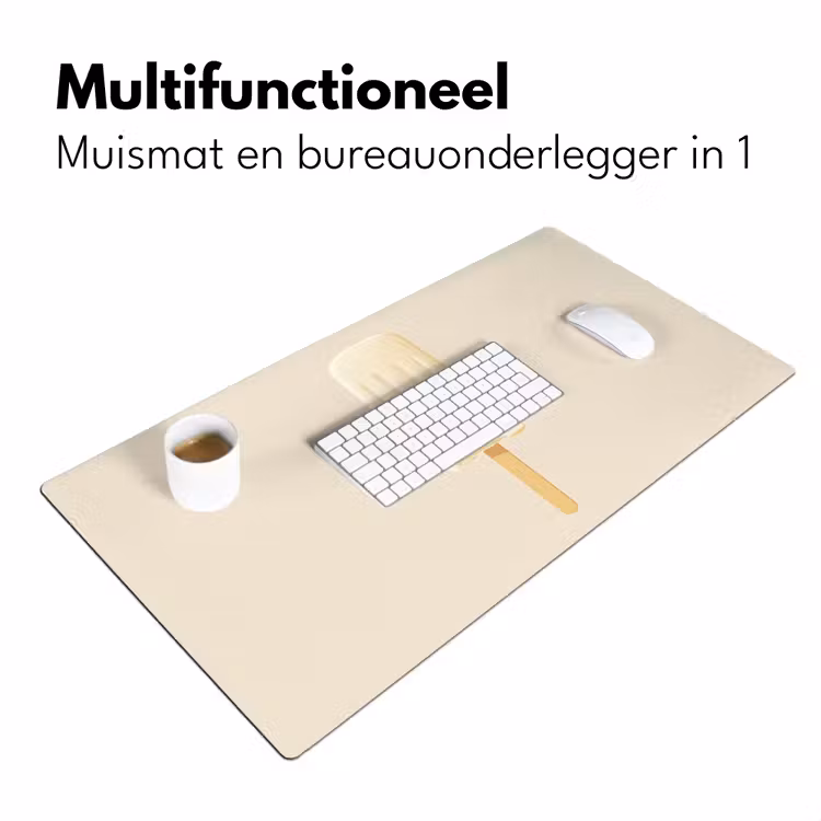 Minimalistisch - Waterijsje - Stokje - Beige Muismat XXL klein -sfeer4