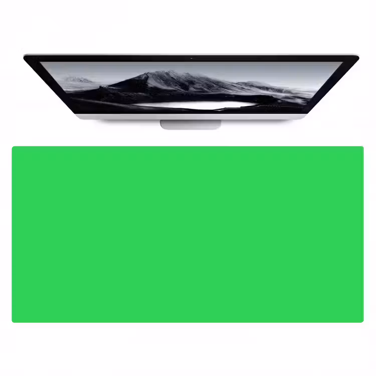 Mint - Green - Groen Muismat XXL klein 681 -zzz3d