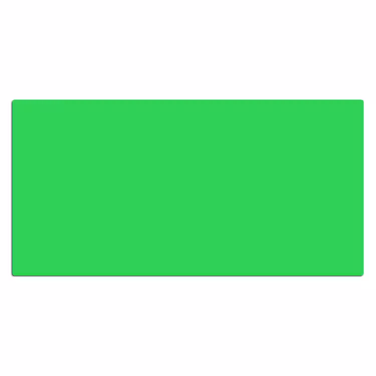Mint - Green - Groen Muismat XXL klein 681 -3d_leeg
