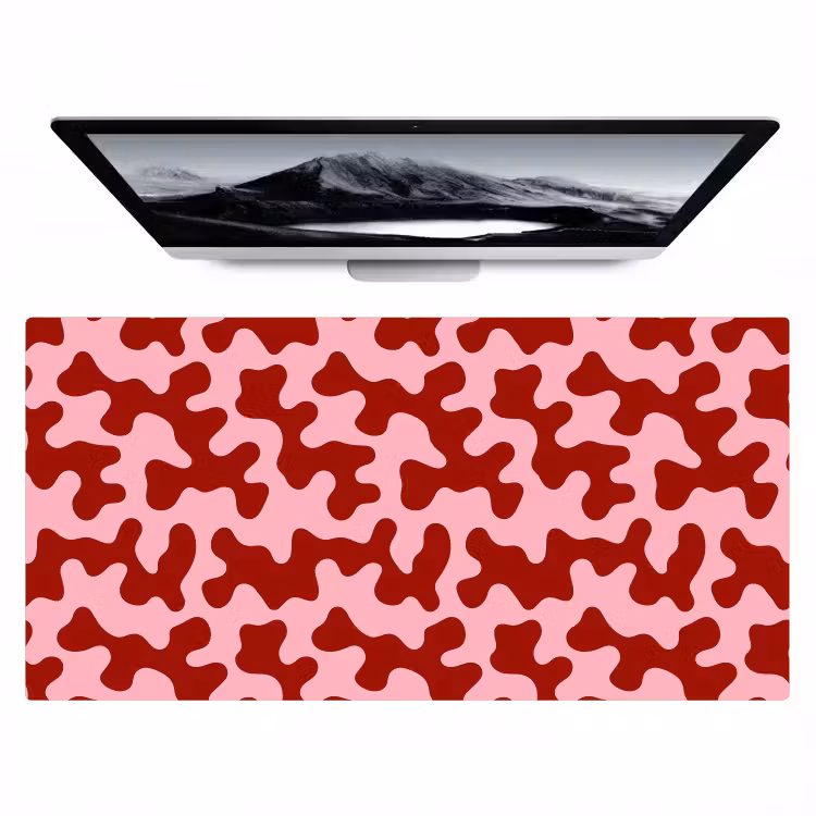 Modern - Abstract - Rood Muismat XXL klein 681 -zzz3d