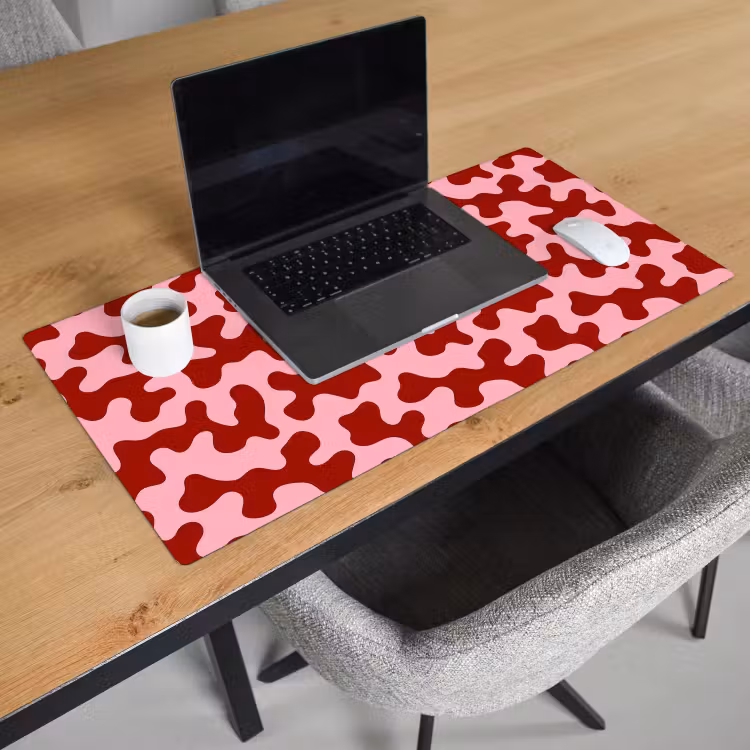 Modern - Abstract - Rood Muismat XXL klein 681 -sfeer1