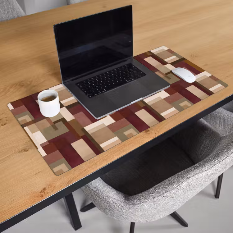 Modern - Geometrie - Kleurrijk Muismat XXL klein 681 -sfeer1