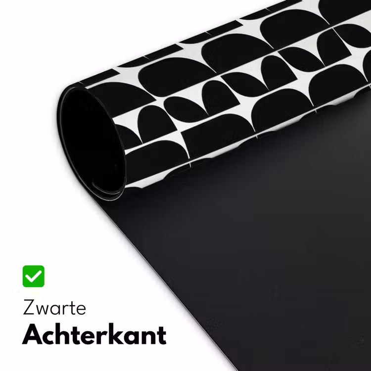 Modern - Geometrisch - Zwart Muismat XXL klein 681 -sfeer2