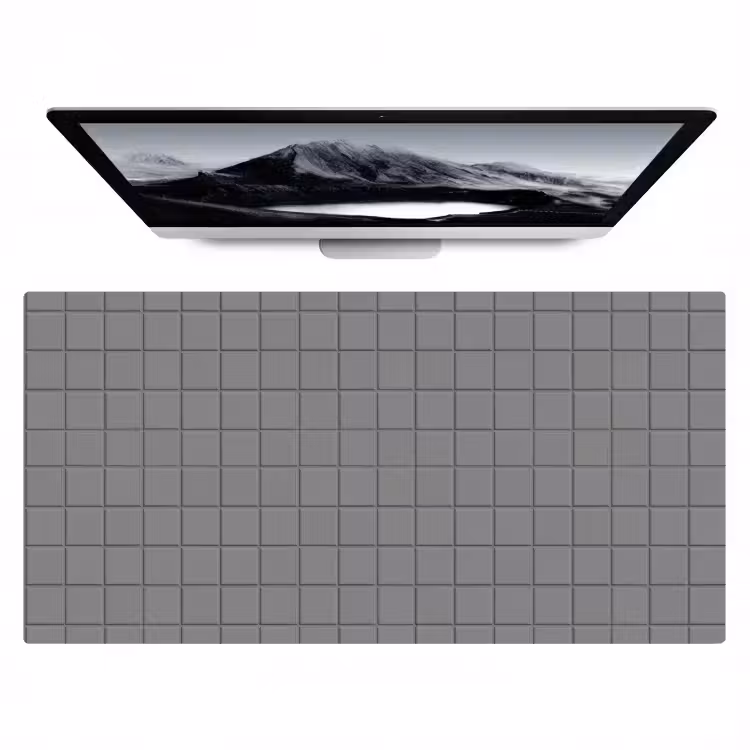 Modern - Patroon - Grijs Muismat XXL klein 681 -zzz3d