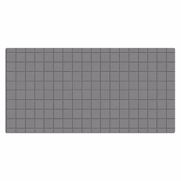 Modern - Patroon - Grijs Muismat XXL klein 681 -3d_leeg