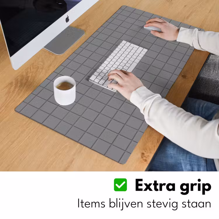 Modern - Patroon - Grijs Muismat XXL klein 681 -sfeer3