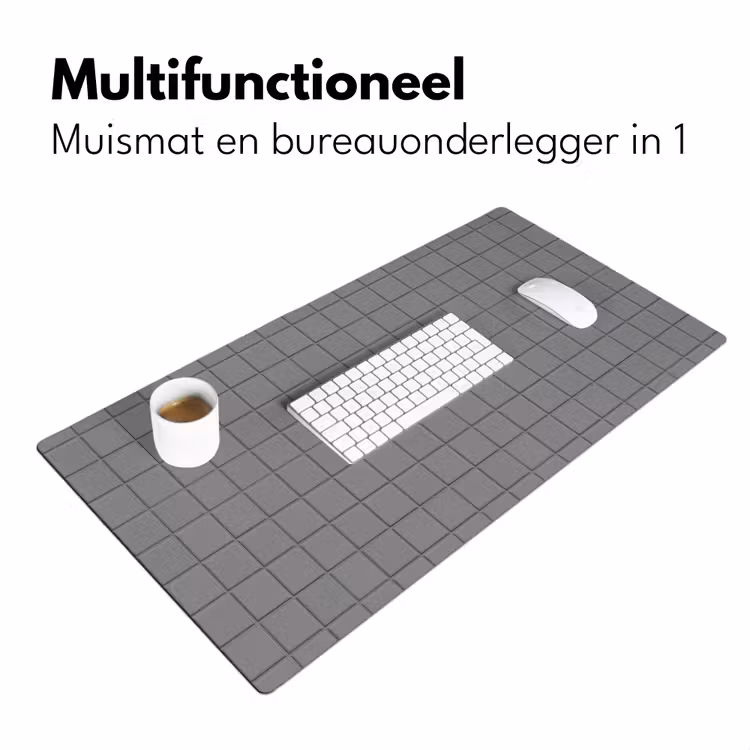 Modern - Patroon - Grijs Muismat XXL klein 681 -sfeer4