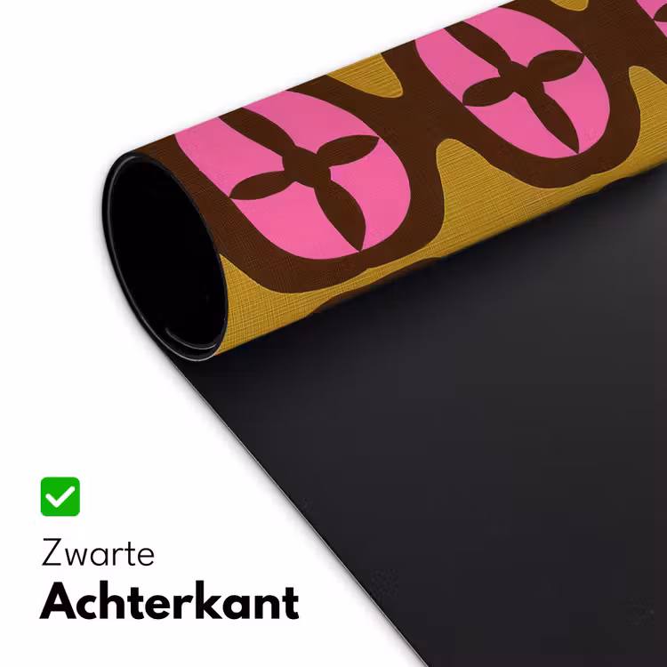 Modern - Patroon - Roze Muismat XXL klein 681 -sfeer2