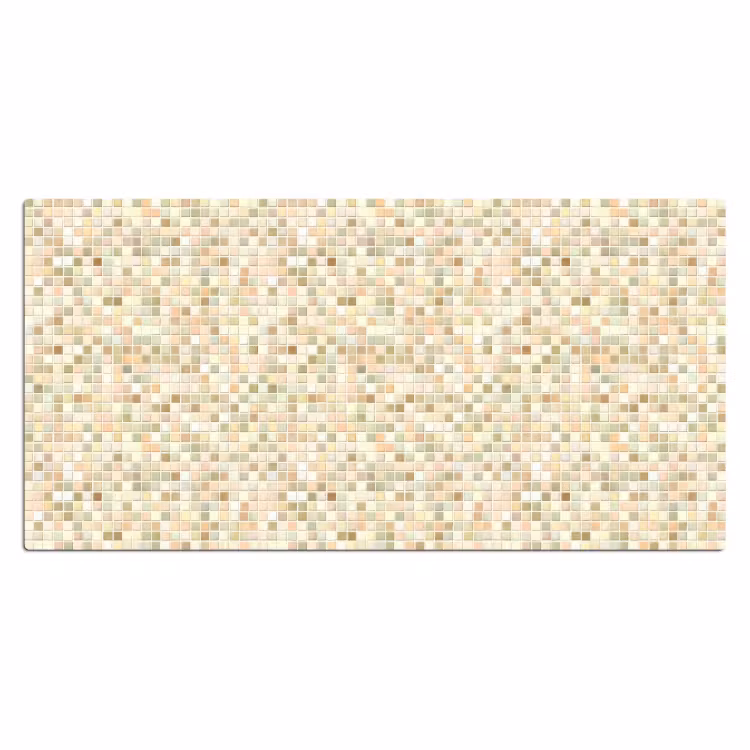 Mozaïek - Patroon - Beige Muismat XXL klein 681 -3d_leeg