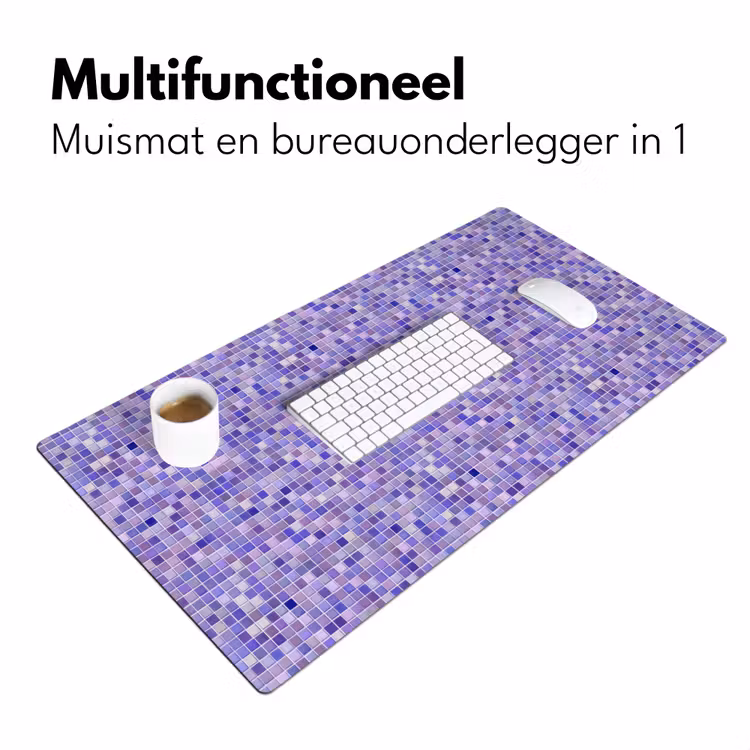 Mozaïek - Tegels - Lila - Amethist Muismat XXL klein 681 -sfeer4