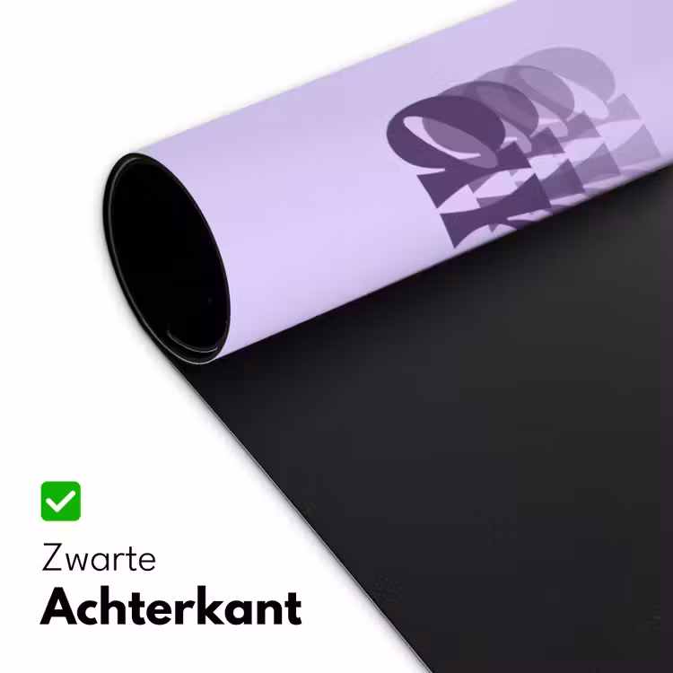 Mucho amor - Paars - Gelaagde letters Muismat XXL klein -sfeer2