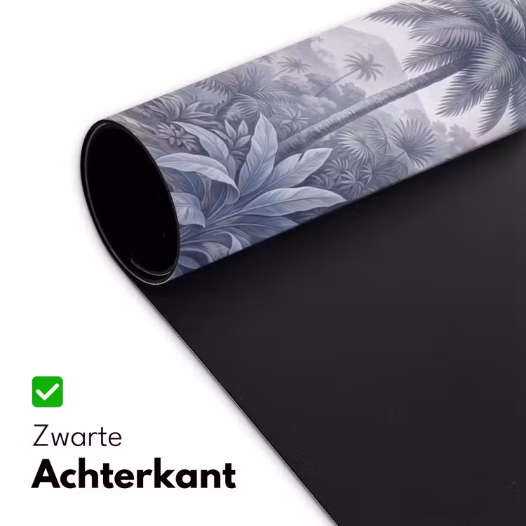 Natuur - Boom - Tropisch - Landschap - Blauw Muismat XXL klein -sfeer2