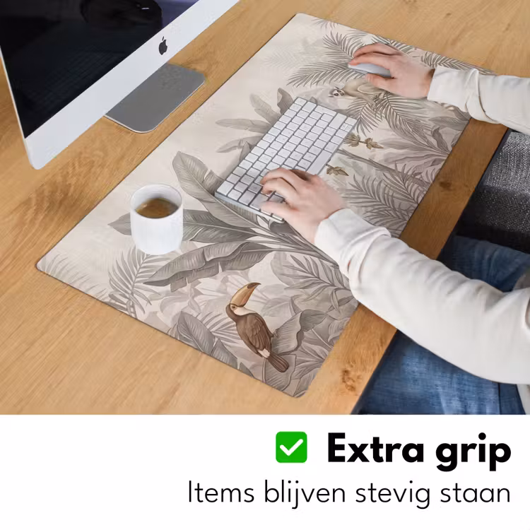 Natuur - Jungle - Ringstaartmaki - Bruin Muismat XXL klein -sfeer3