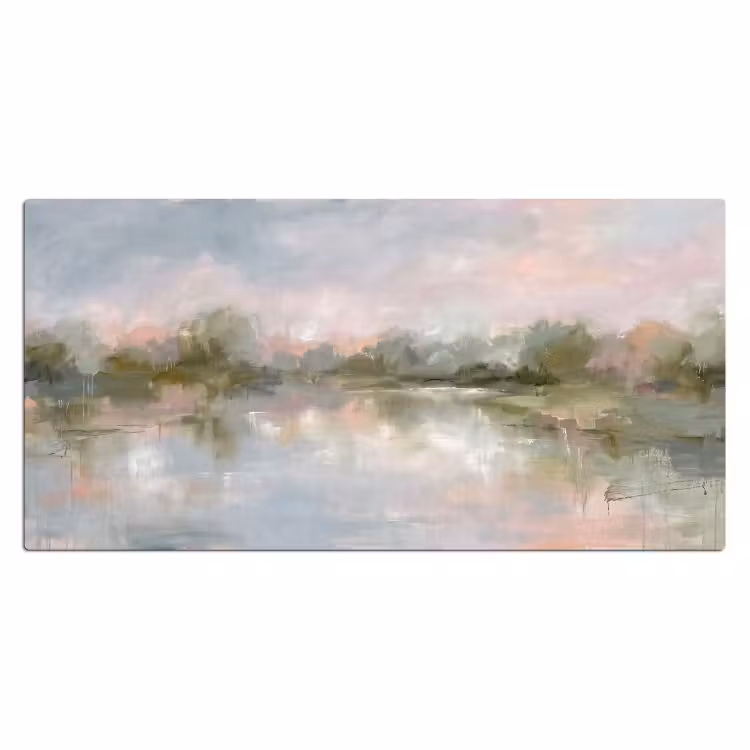 Natuur - Landschap - Abstract - Water - Groen Muismat XXL klein -3d_leeg